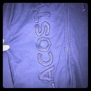 Lacoste hooded sweater jacket